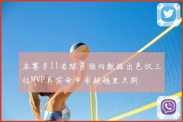本赛季11名球员场均数据出色仅三位MVP真实命中率超越里夫斯