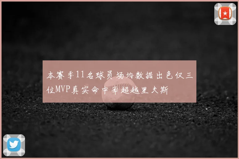 本赛季11名球员场均数据出色仅三位MVP真实命中率超越里夫斯